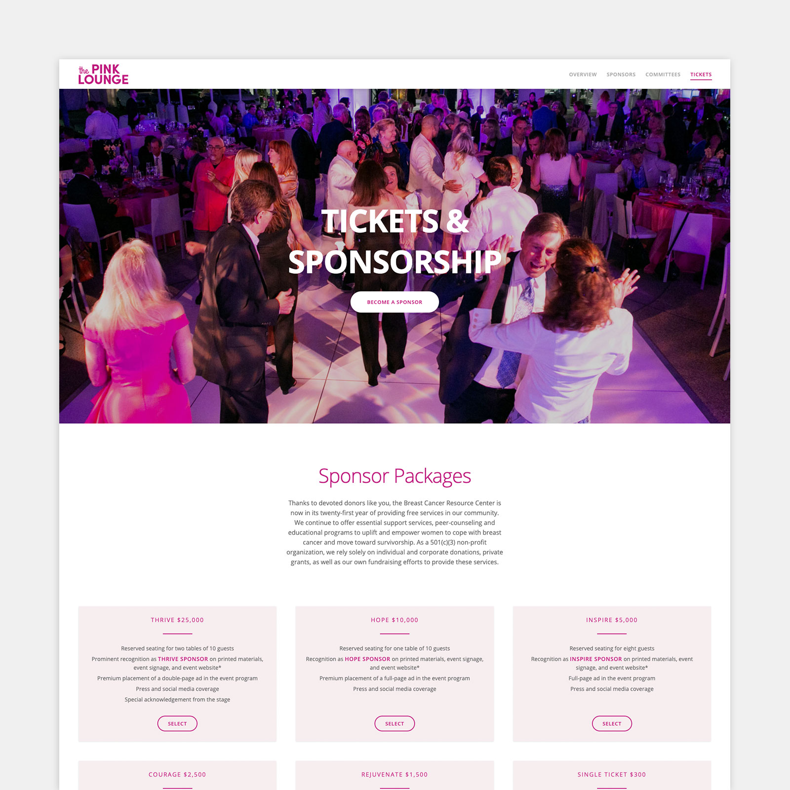 Breast Cancer Resource Center Pink Lounge