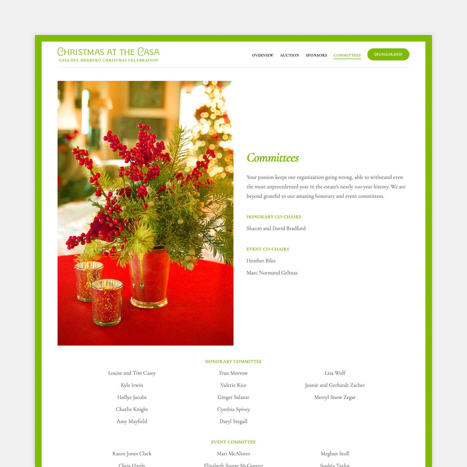 Casa del Herrero: Christmas at the Casa