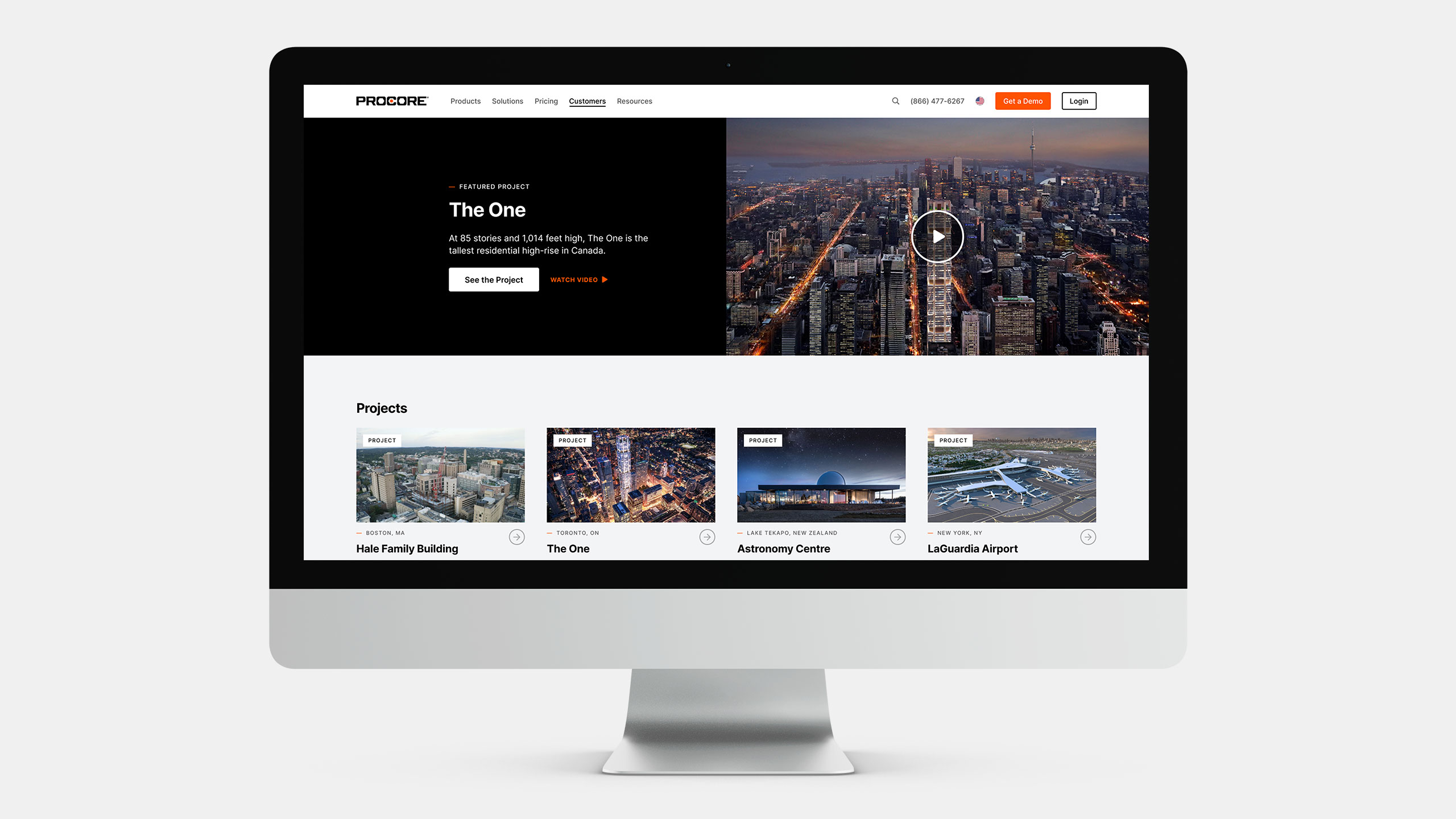 Procore Website Design
